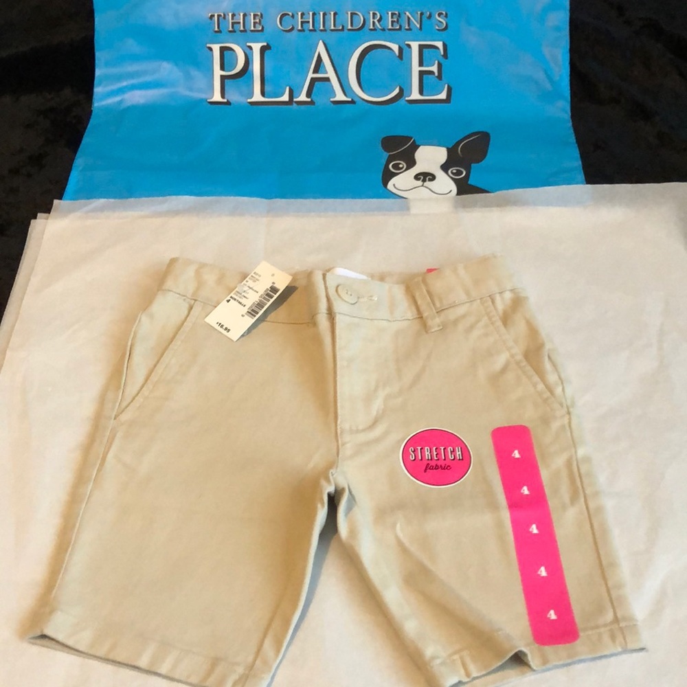 NWT TCP Girl’s khaki Shorts (4)